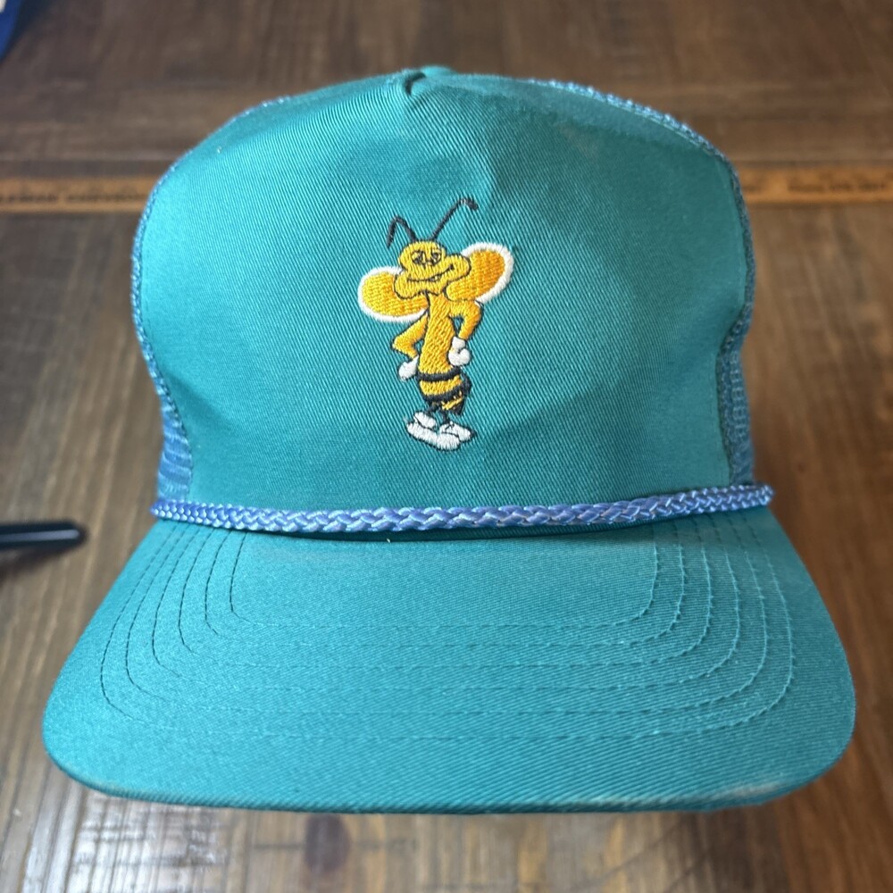 Otto Vintage Bee Keeper Corded  Trucker Hats (2) Cloth Headbands